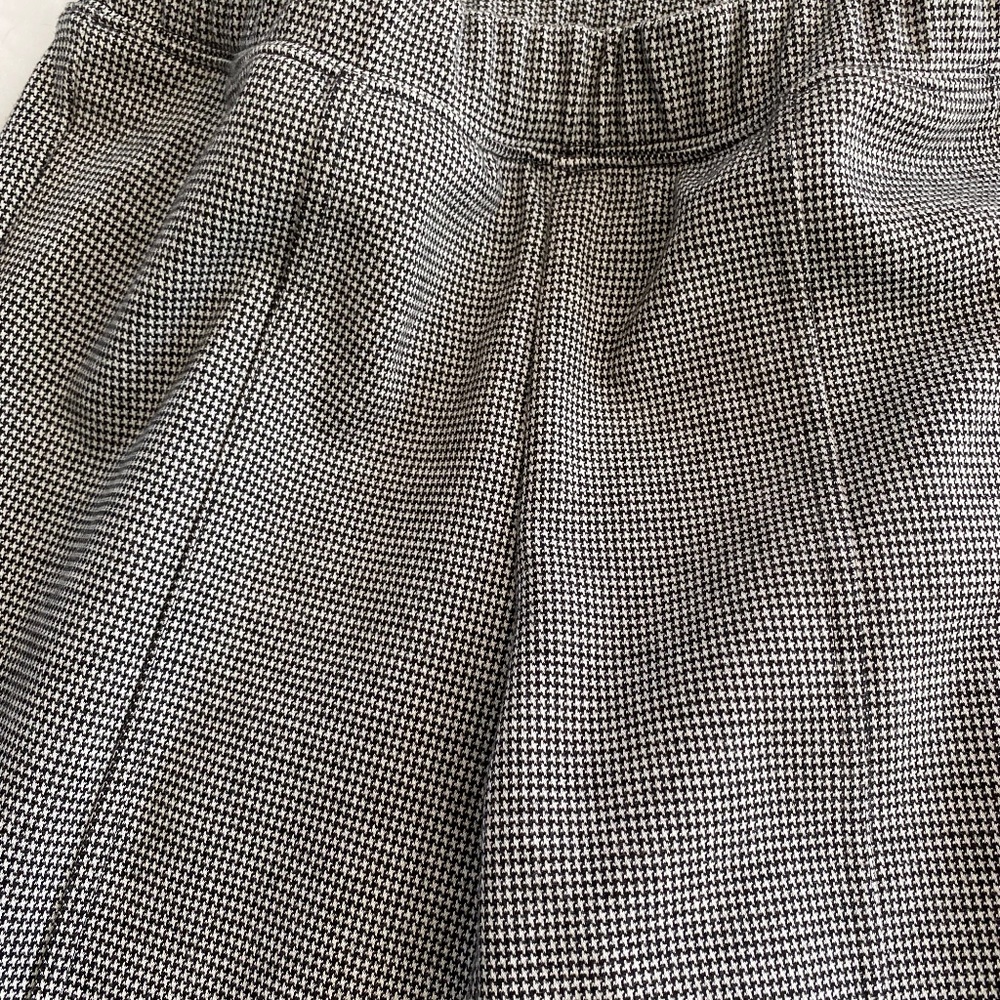 Talbots black and white tweed leggings